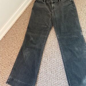 Eddie Bauer Gray Flare leg corduroy jeans